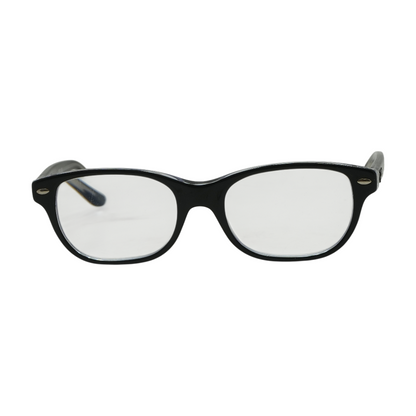 Black RB 1555 Oval Prescription Eyewear