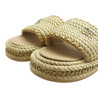 G38188 Espadrille Slides