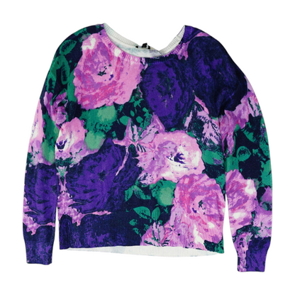 Multi Floral Pullover Sweater
