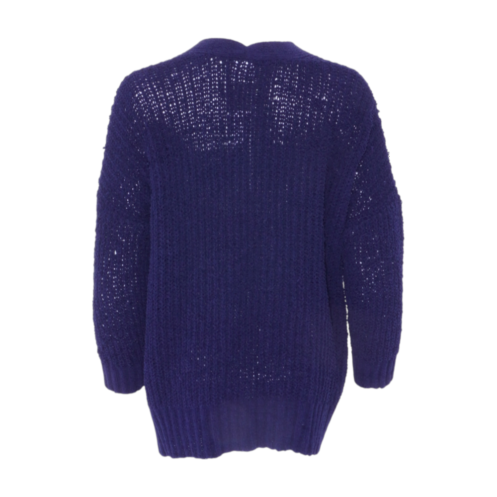 Navy Cardigan Sweater