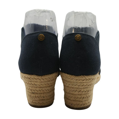 Navy Wedge Heels
