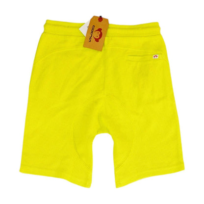 Neon Green Solid Active Shorts