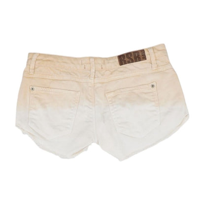 Coral Petite Tie-Dye Denim Shorts