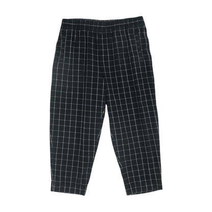 Black Check Pants