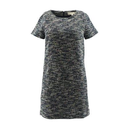 Navy Polka Dot Midi Dress