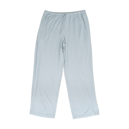 Blue Solid Pajama Bottom