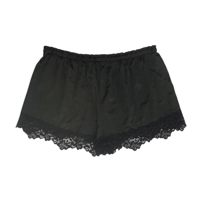 Black Solid Pajama Bottom