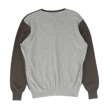 Brown Solid Pullover Sweater