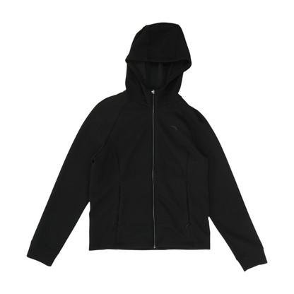 Black Solid Active Jacket