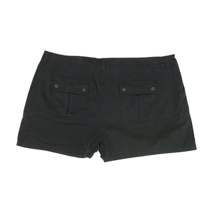 Black Plus Solid Chino Shorts