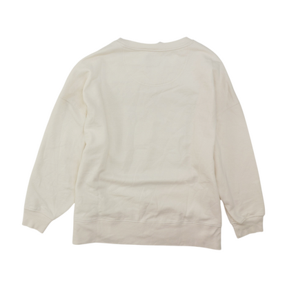 Cream Graphic Sweatshirt Pullover