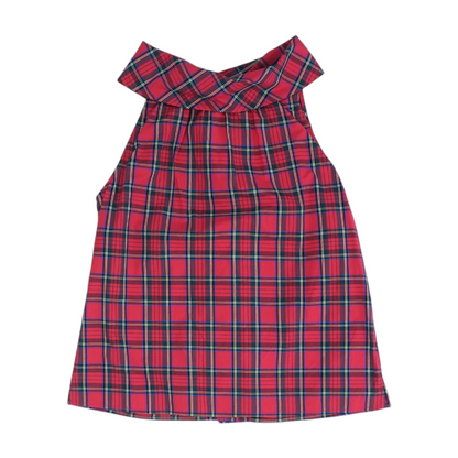 Red Plaid Blouse