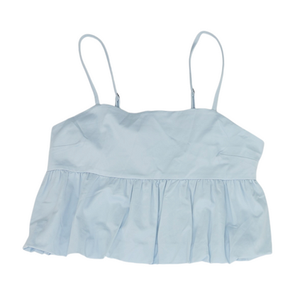Blue Cropped Blouse