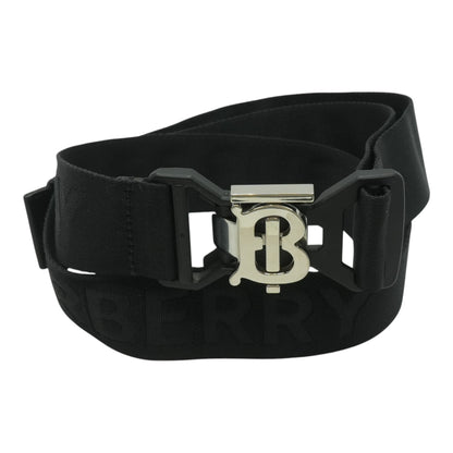 TB Monogram Sport Clip Logo Jacquard Webbing Belt in Black
