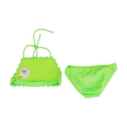 Green Solid Two-Piece