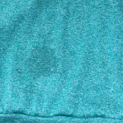 Turquoise Color Block Sweatshirt