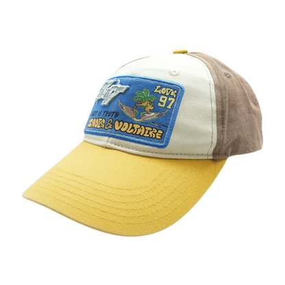 Brown Klelia Voltaire Cap