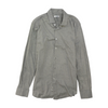Gray Solid Long Sleeve Button Down