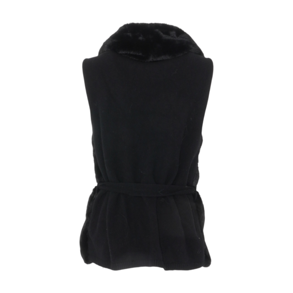 Black Solid Vest