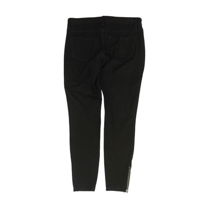 Black Solid Low Rise Skinny Leg Jeans