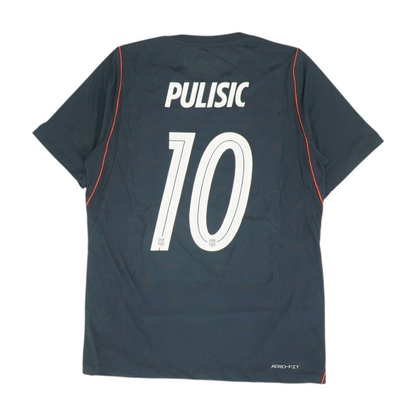 #10 Christian Pulisic Men's Navy Short Sleeve Jersey