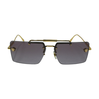 Gold Rectangle Sunglasses
