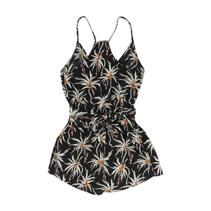 Black Misc Romper