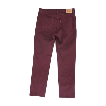 314 Maroon Straight Jeans