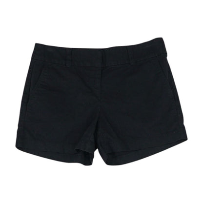 Black Solid Khaki Shorts