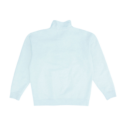 Beige Print 1/4 Zip Pullover
