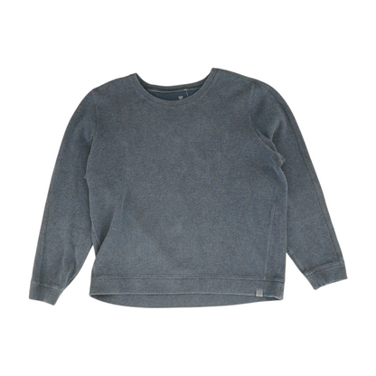 Navy Solid Sweatshirt Pullover