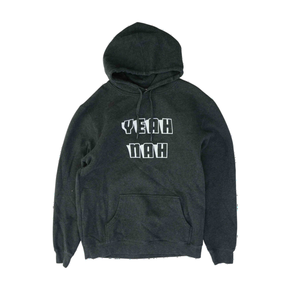 Charcoal Solid Hoodie Pullover