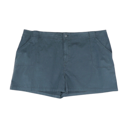 Gray Plus Solid Chino Shorts