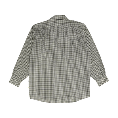 Black Check Long Sleeve Button Down