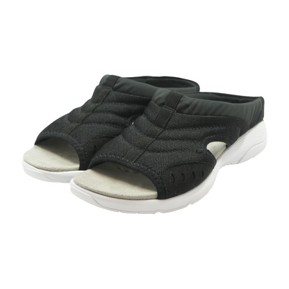 Black Flat Sandals