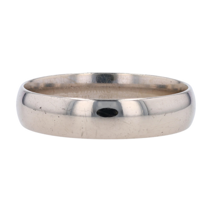 14K White Gold Band