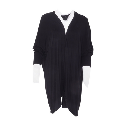 Black Plus Cardigan Sweater