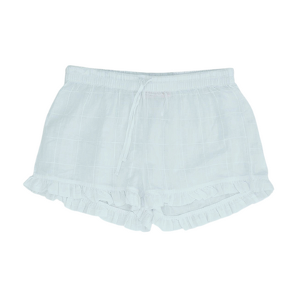 White Solid Pajama Bottom
