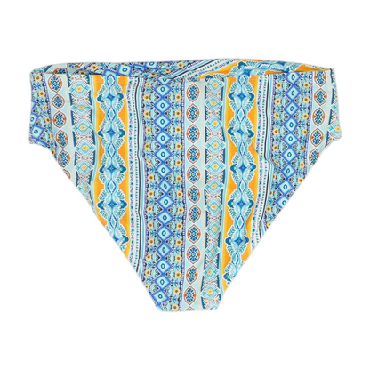 Blue Abstract Swim Bottom