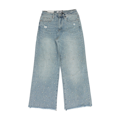 Blue Wide Leg Jeans