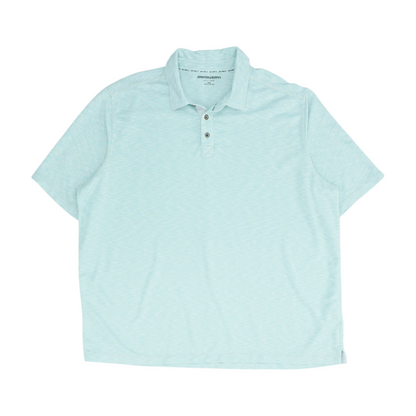 Green Solid Short Sleeve Polo