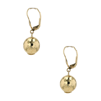 14K Yellow Gold Dangle Earrings