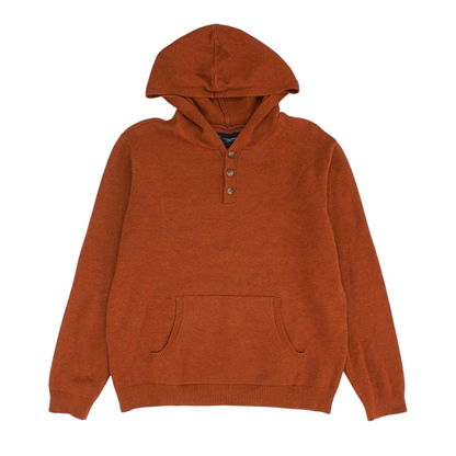 Rust Solid Pullover Sweater