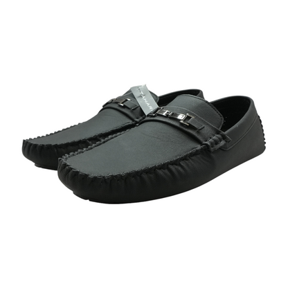 Black Slip-On Dress Shoes