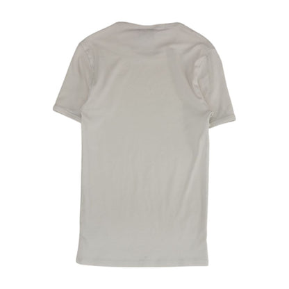White Solid Crewneck T-Shirt