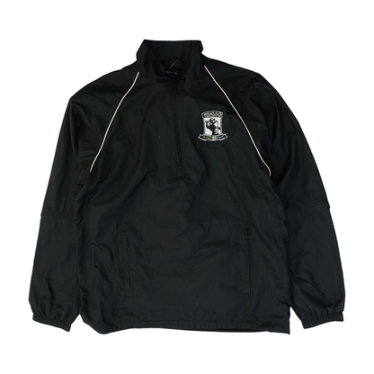Black Solid 1/4 Zip Pullover
