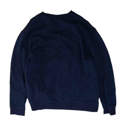 Navy Solid Sweatshirt Pullover
