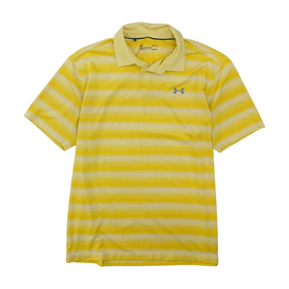 Yellow Striped Short Sleeve Polo