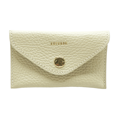 Beige Card Case Wallet