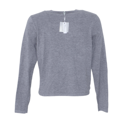 Gray Cardigan Sweater